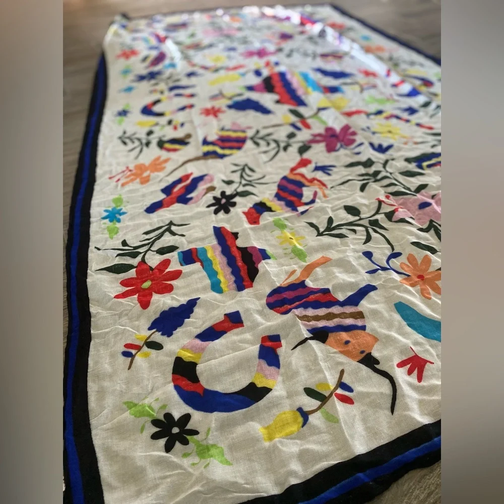 Allison Castillo Art Scarf Texas Forever 70”/40” approximate